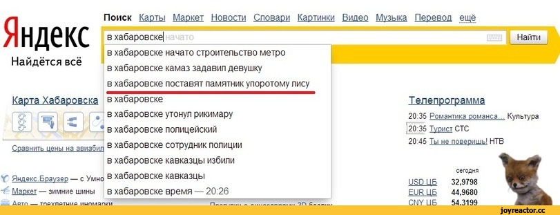 Хабаровск, упоротый лис, песочница