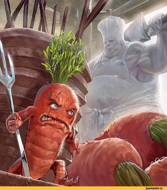 art, Морковь, повар